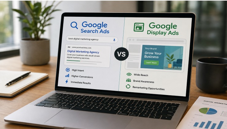 Google Ads vs Display Ads
